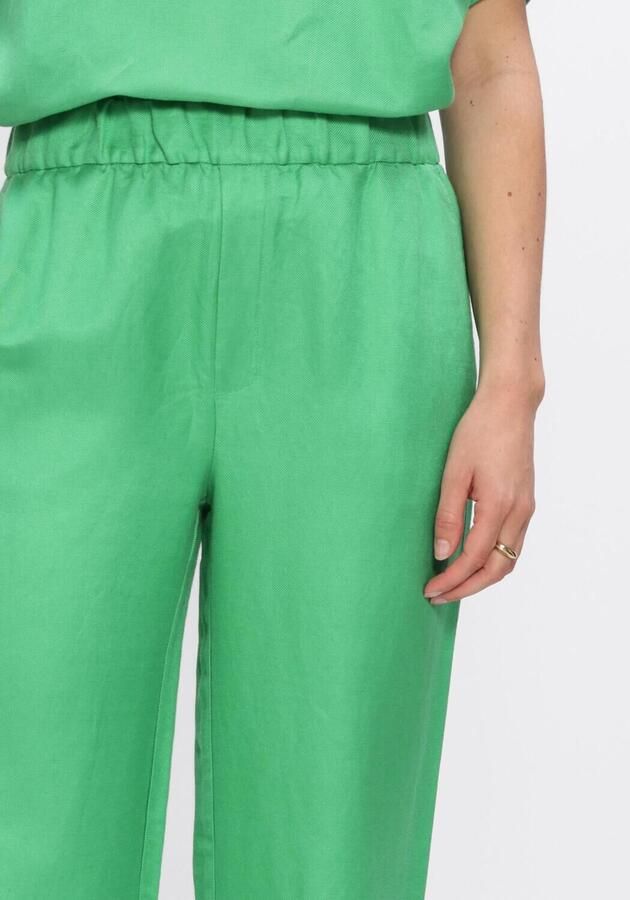 MINUS Dames Broeken Mssabbi Linen Pant Groen - Foto 3