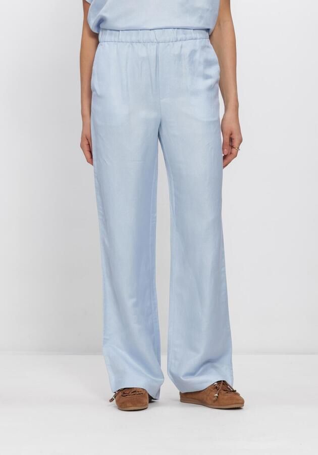 MINUS Dames Broeken Mssabbi Linen Pant Lichtblauw