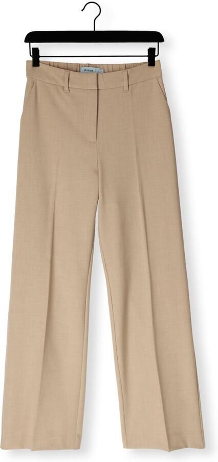 MINUS Dames Broeken Mswelma Mid Waist Pant Zand - Foto 4