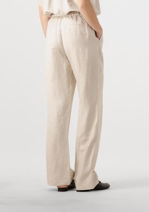 MINUS Dames Broeken Sabbi Linen Pant Zand
