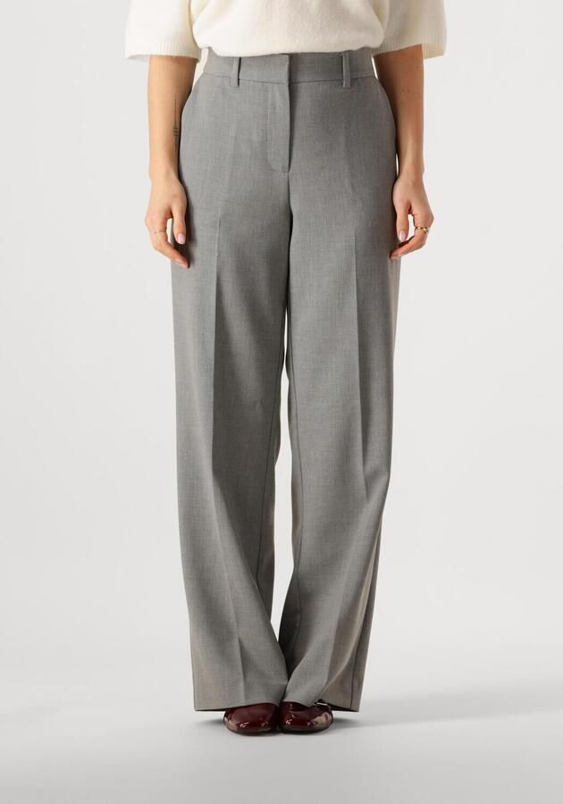 MINUS Dames Broeken Welma Mid Waist Pant Grijs - Foto 4