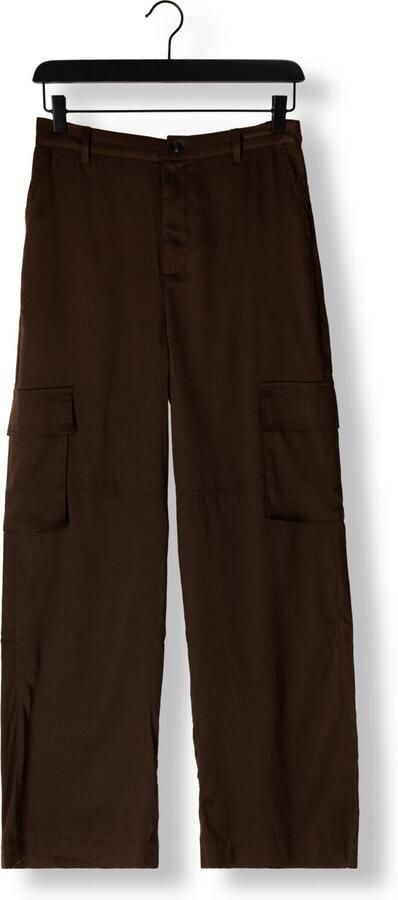 MINUS Dames Broeken Wendy Wide Leg Pant Bruin - Foto 2