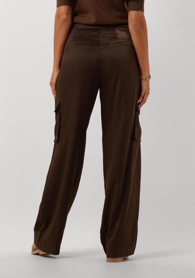 MINUS Dames Broeken Wendy Wide Leg Pant Bruin