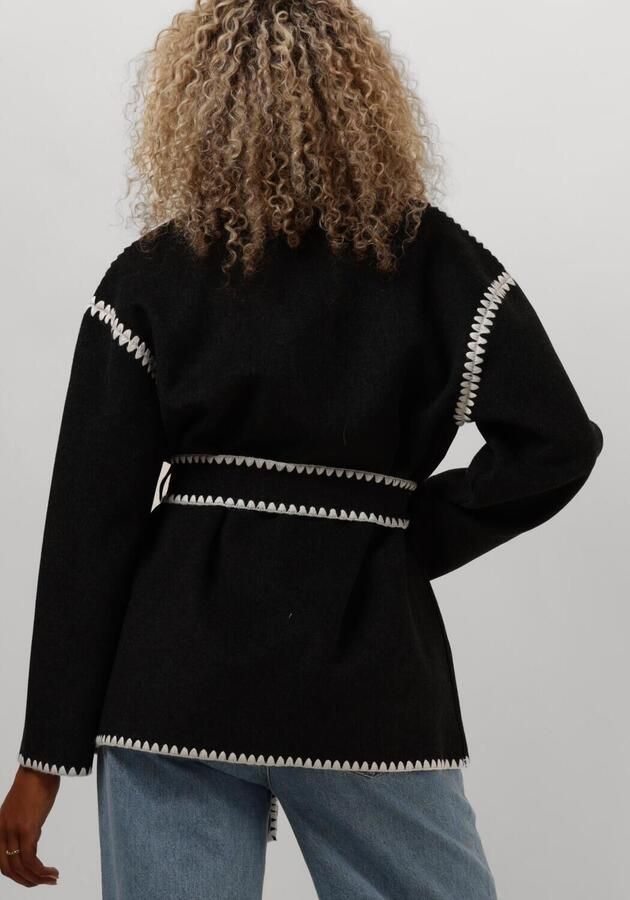 MINUS Dames Jassen Clara Belt Jacket Donkergrijs - Foto 3