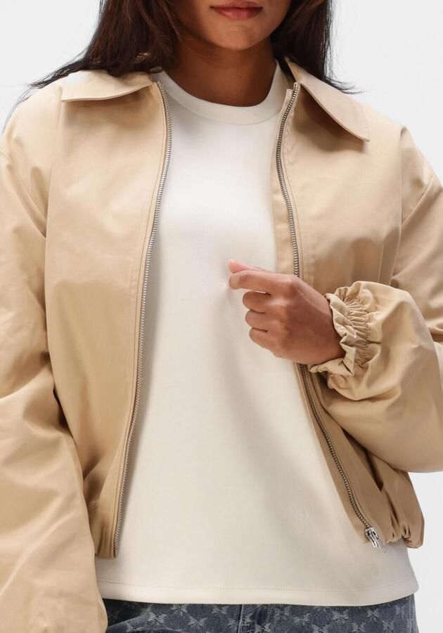 MINUS Dames Jassen Mimaddie Jacket Beige - Foto 4