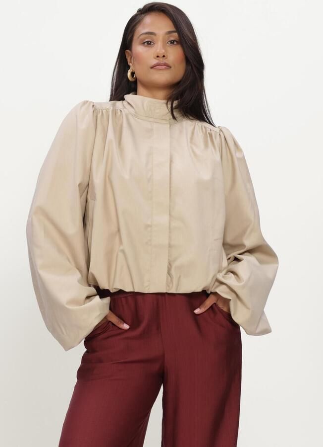MINUS Dames Jassen Mscindy Short Jacket Beige