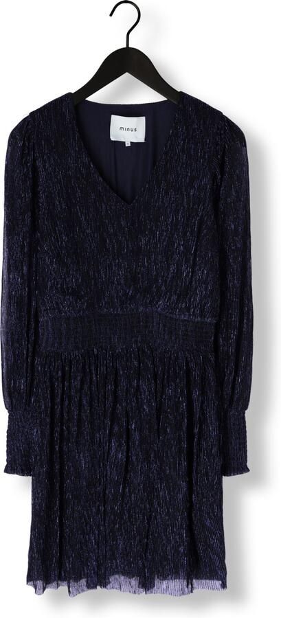 MINUS Dames Jurken Mavena Short Dress Donkerblauw - Foto 3