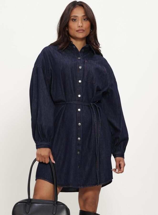 MINUS Dames Jurken Mslarissa Short Dress Donkerblauw
