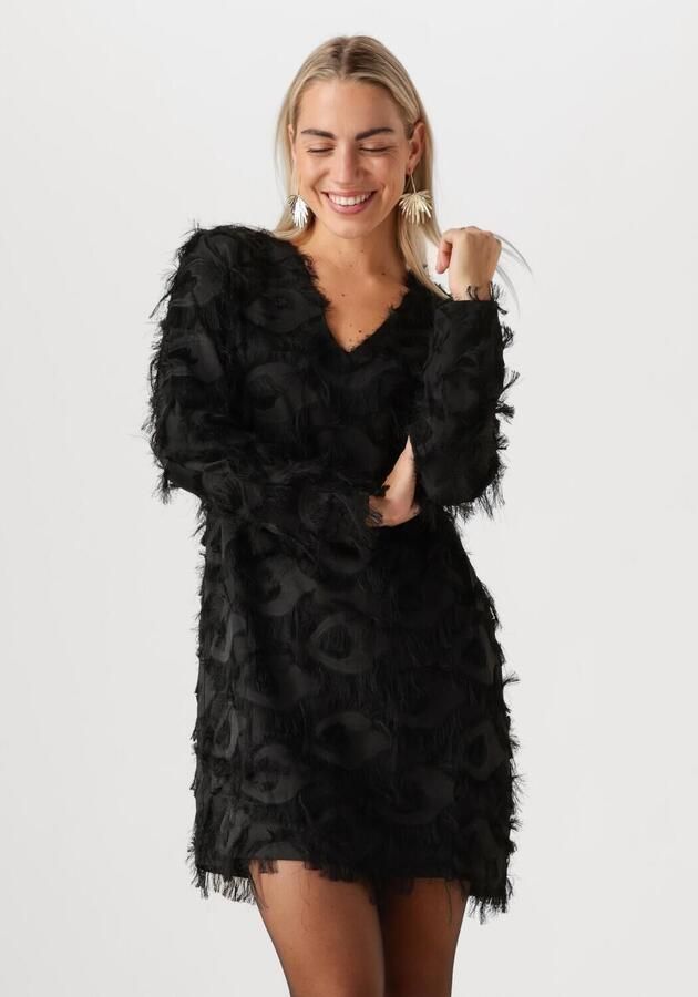 Minus Zwarte Korte Jurk Veelzijdige Stijl Black Dames - Foto 4