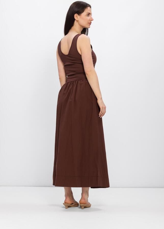 MINUS Dames Jurken Msmarie Midi Dress Bruin - Foto 2