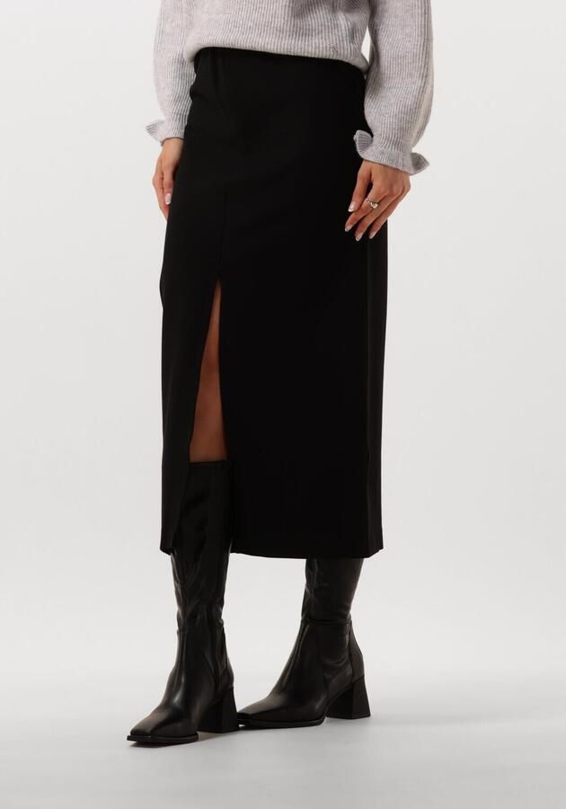MINUS Dames Rokken Marcia Midi Skirt Zwart - Foto 4