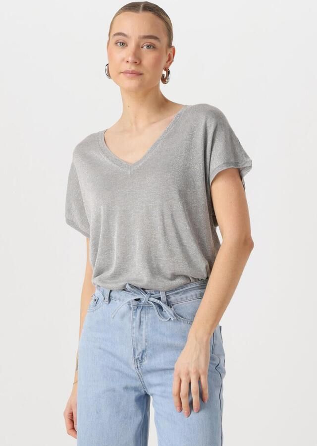 MINUS Dames Tops & T-shirts Carlina Batsleeve Knit Tee Metallic - Foto 4