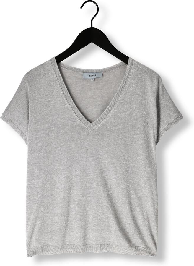 MINUS Dames Tops & T-shirts Carlina Batsleeve Knit Tee Metallic - Foto 1