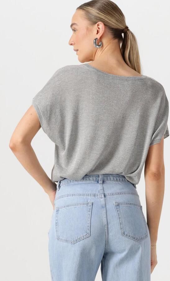 MINUS Dames Tops & T-shirts Carlina Batsleeve Knit Tee Metallic - Foto 3