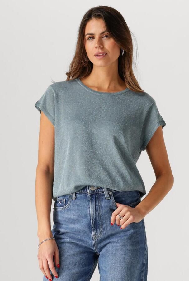 MINUS Dames Tops & T-shirts Carlina Knit Tee Blauw - Foto 4