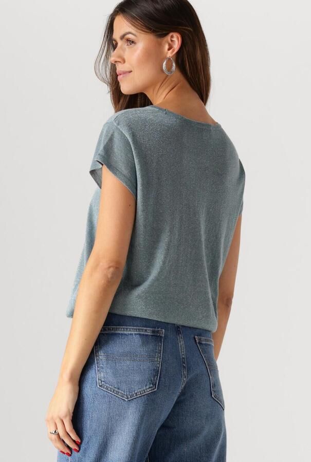 MINUS Dames Tops & T-shirts Carlina Knit Tee Blauw - Foto 3