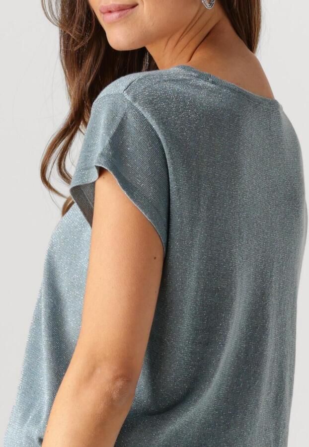 MINUS Dames Tops & T-shirts Carlina Knit Tee Blauw