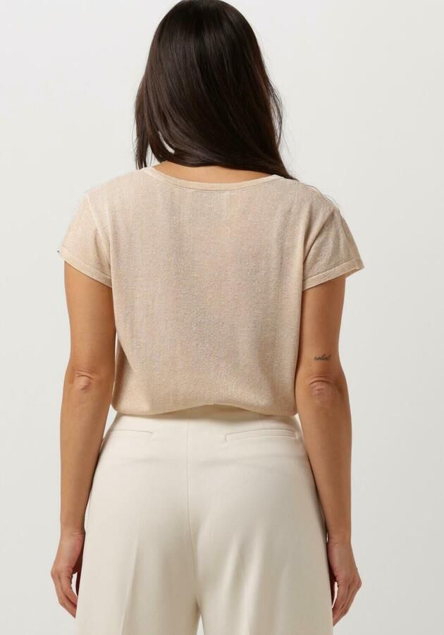 MINUS Dames Tops & T-shirts Carlina Knit Tee Goud - Foto 2