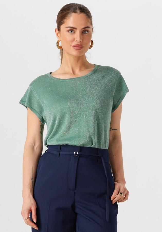 MINUS Dames Tops & T-shirts Carlina Knit Tee Groen - Foto 4