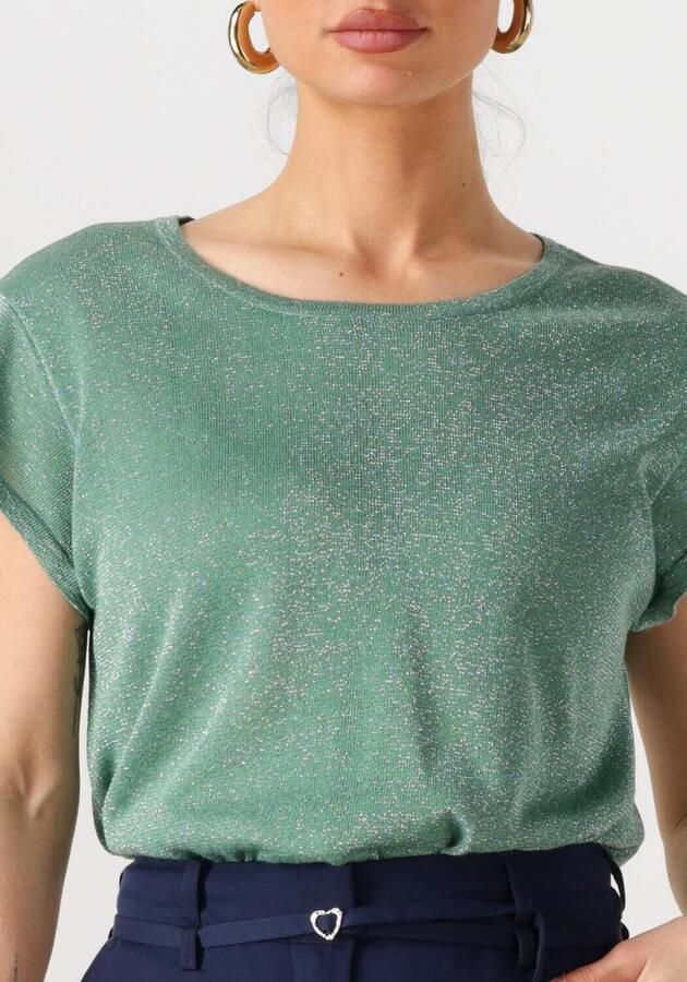 MINUS Dames Tops & T-shirts Carlina Knit Tee Groen - Foto 2