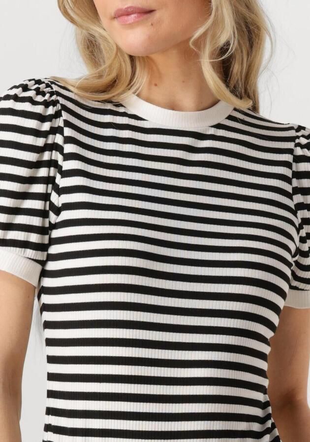 MINUS Dames Tops & T-shirts Johanna Striped Tee Wit - Foto 2