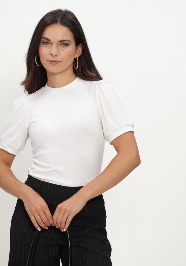 MINUS Dames Tops & T-shirts Johanna Tee Wit - Foto 4