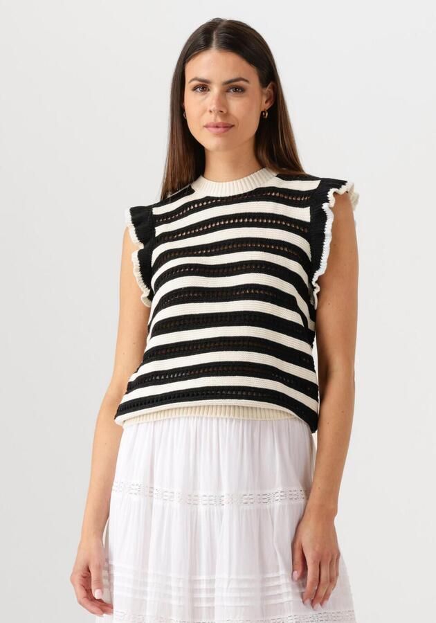 MINUS Dames Tops & T-shirts Judie Knit Top Wit - Foto 4