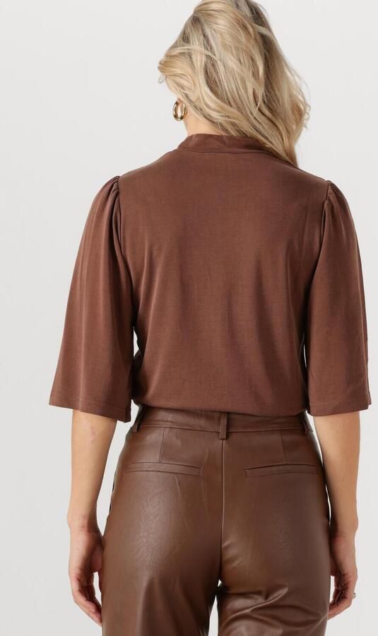 MINUS Dames Tops & T-shirts Kelli Modal T-shirt Bruin - Foto 3