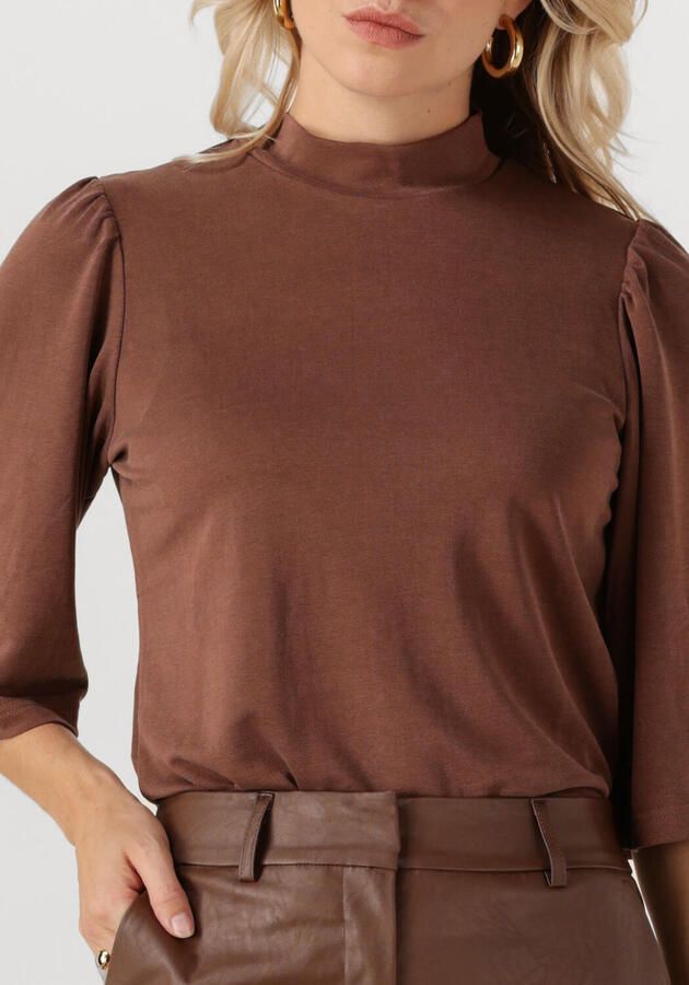 MINUS Dames Tops & T-shirts Kelli Modal T-shirt Bruin - Foto 2