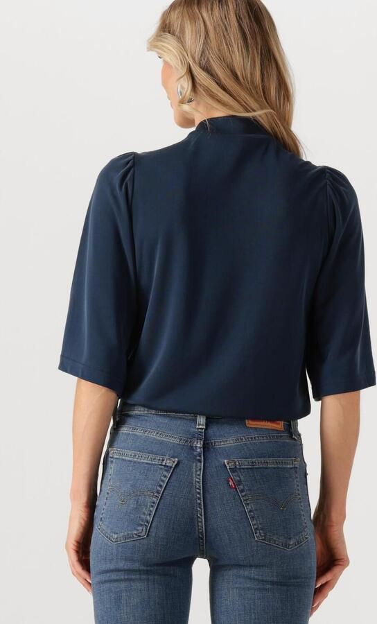 MINUS Dames Tops & T-shirts Kelli Modal T-shirt Donkerblauw - Foto 3