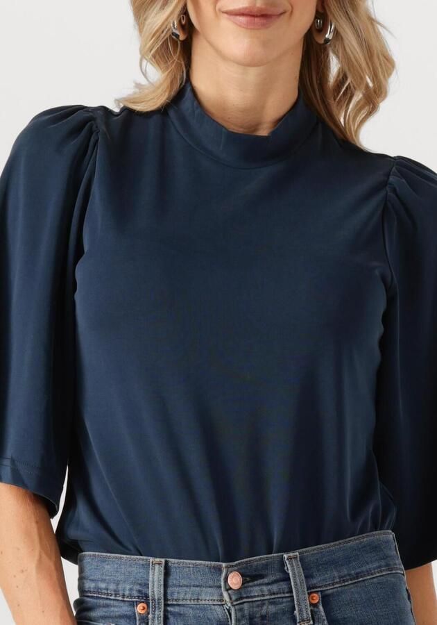 MINUS Dames Tops & T-shirts Kelli Modal T-shirt Donkerblauw - Foto 2