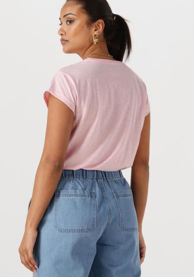 MINUS Dames Tops & T-shirts Leti Tee Lichtroze
