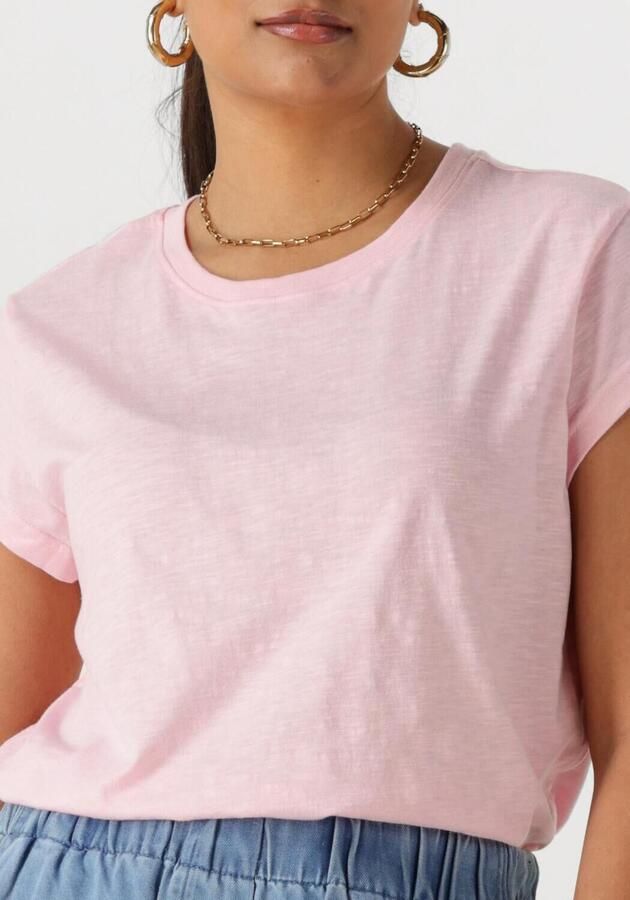 MINUS Dames Tops & T-shirts Leti Tee Lichtroze - Foto 2