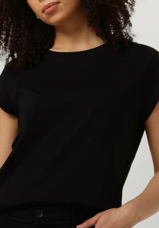 Minus Dames Leti Tee Zwart T-shirt Black Dames - Foto 2