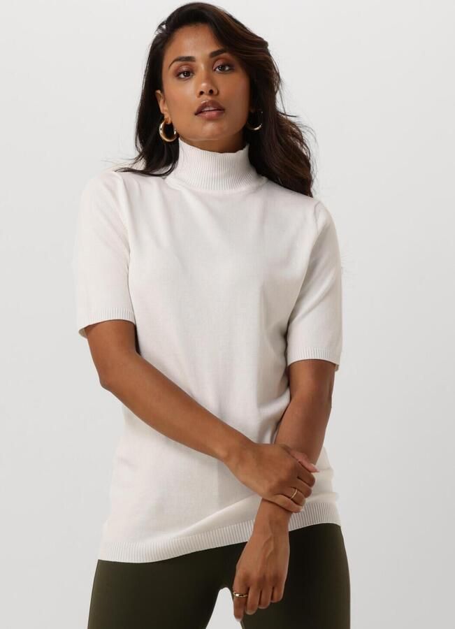 MINUS Dames Tops & T-shirts Lima Roll Neck Knit Gebroken Wit - Foto 4