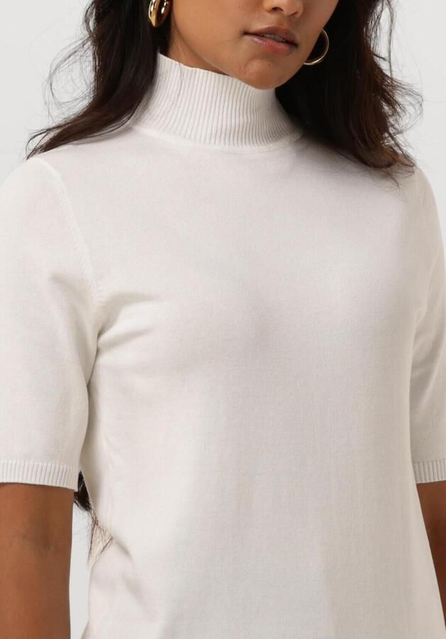 MINUS Dames Tops & T-shirts Lima Roll Neck Knit Gebroken Wit - Foto 2