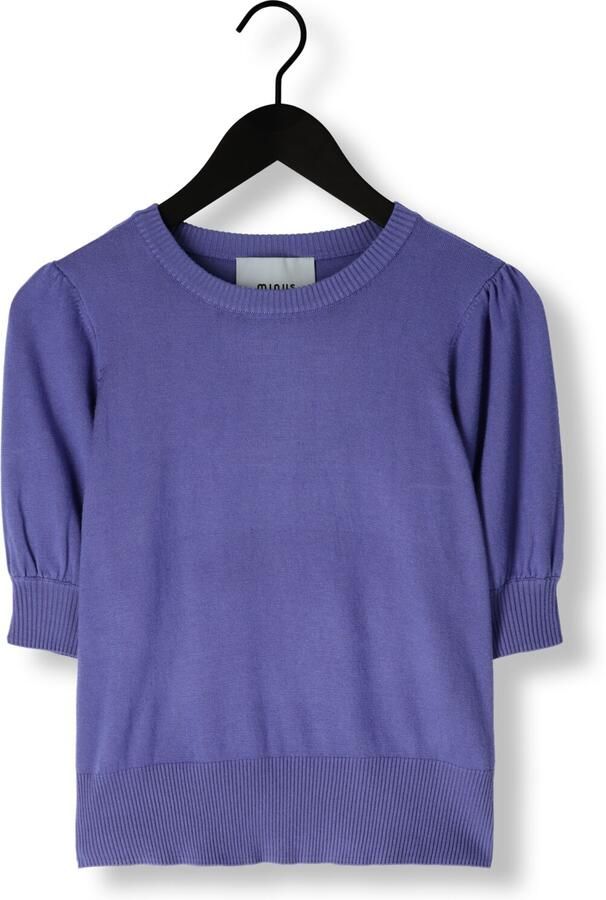 MINUS Dames Tops & T-shirts Liva Knit Tee Blauw - Foto 3
