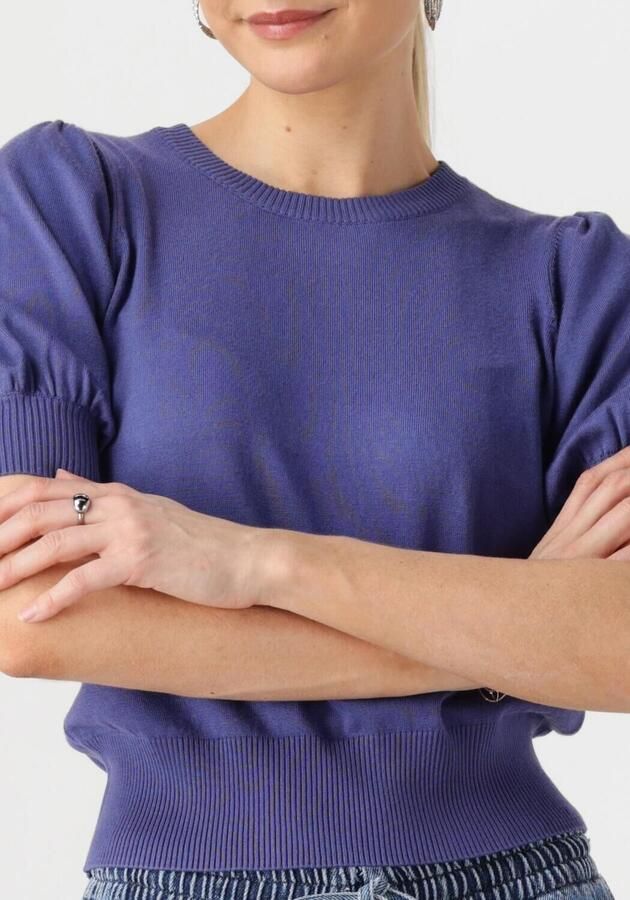 MINUS Dames Tops & T-shirts Liva Knit Tee Blauw - Foto 2