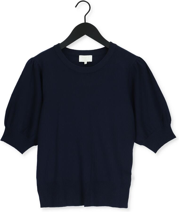 MINUS Dames Tops & T-shirts Liva Knit Tee Donkerblauw