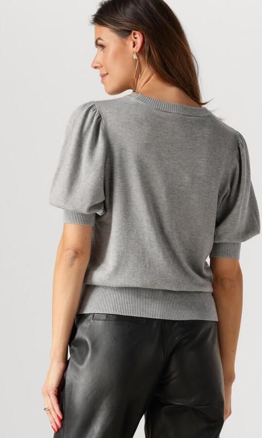 Minus Grijze Gebreide Tee voor Vrouwen Gray Dames - Foto 3