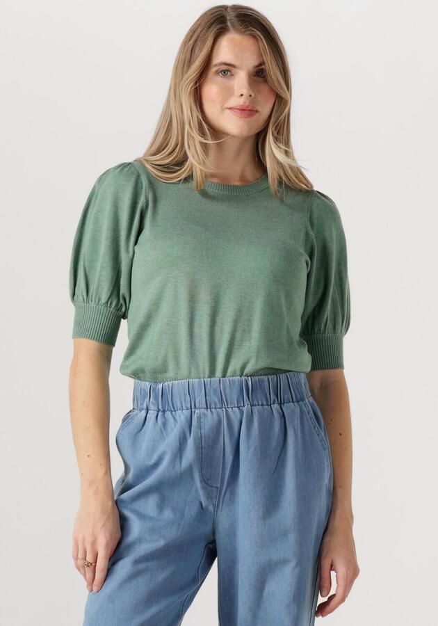 MINUS Dames Tops & T-shirts Liva Knit Tee Groen - Foto 4