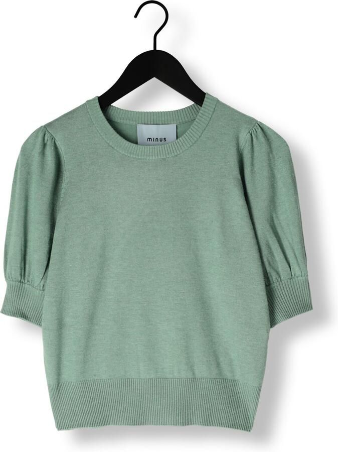 MINUS Dames Tops & T-shirts Liva Knit Tee Groen