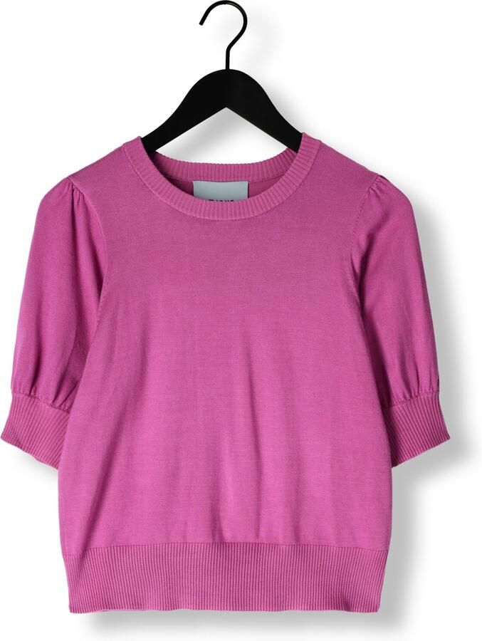 MINUS Dames Tops & T-shirts Liva Knit Tee Paars