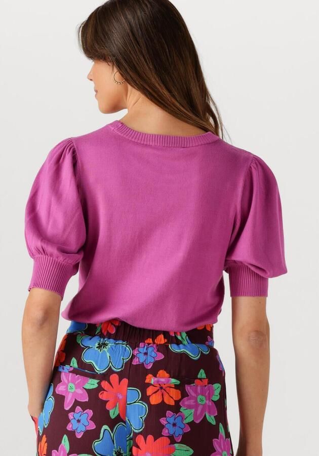 MINUS Dames Tops & T-shirts Liva Knit Tee Paars - Foto 2