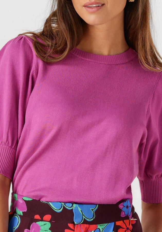 MINUS Dames Tops & T-shirts Liva Knit Tee Paars - Foto 3