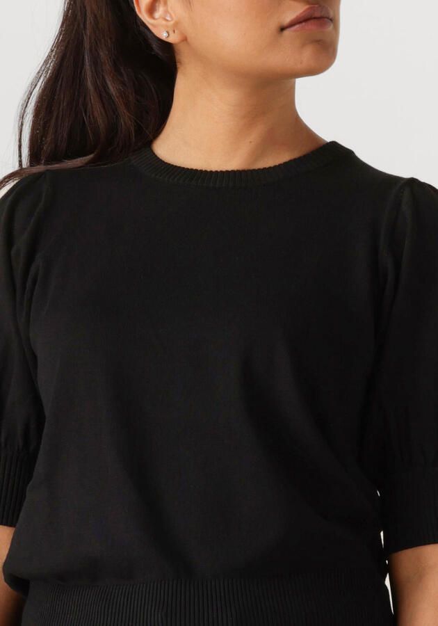 MINUS Dames Tops & T-shirts Liva Knit Tee Zwart - Foto 2