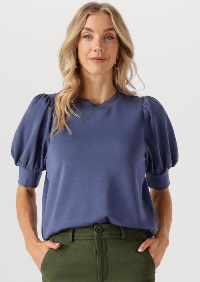 MINUS Dames Tops & T-shirts Livana T-shirt Blauw - Foto 4