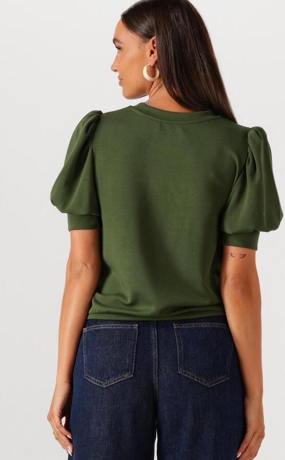 MINUS Dames Tops & T-shirts Livana T-shirt Donkergroen - Foto 3