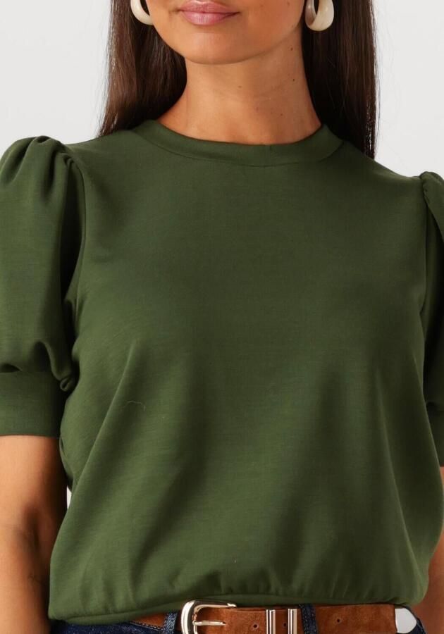MINUS Dames Tops & T-shirts Livana T-shirt Donkergroen
