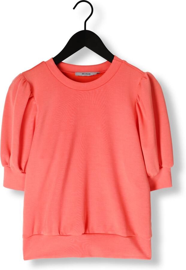 MINUS Dames Tops & T-shirts Livana T-shirt Koraal - Foto 3